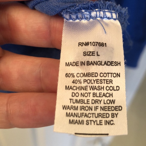 Surf Style Novelty Florida Vacation L/S Tee ~ W’s Large ~ Madeira Beach Florida - Picture 5 of 7